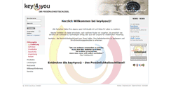 Desktop Screenshot of key-4-you.de